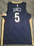 NBA 5 Jones New Orleans Pelicans Maillot Marine